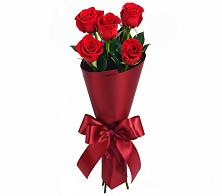 Букет 5 Красных роз Эдлесс Лав в Батуринской