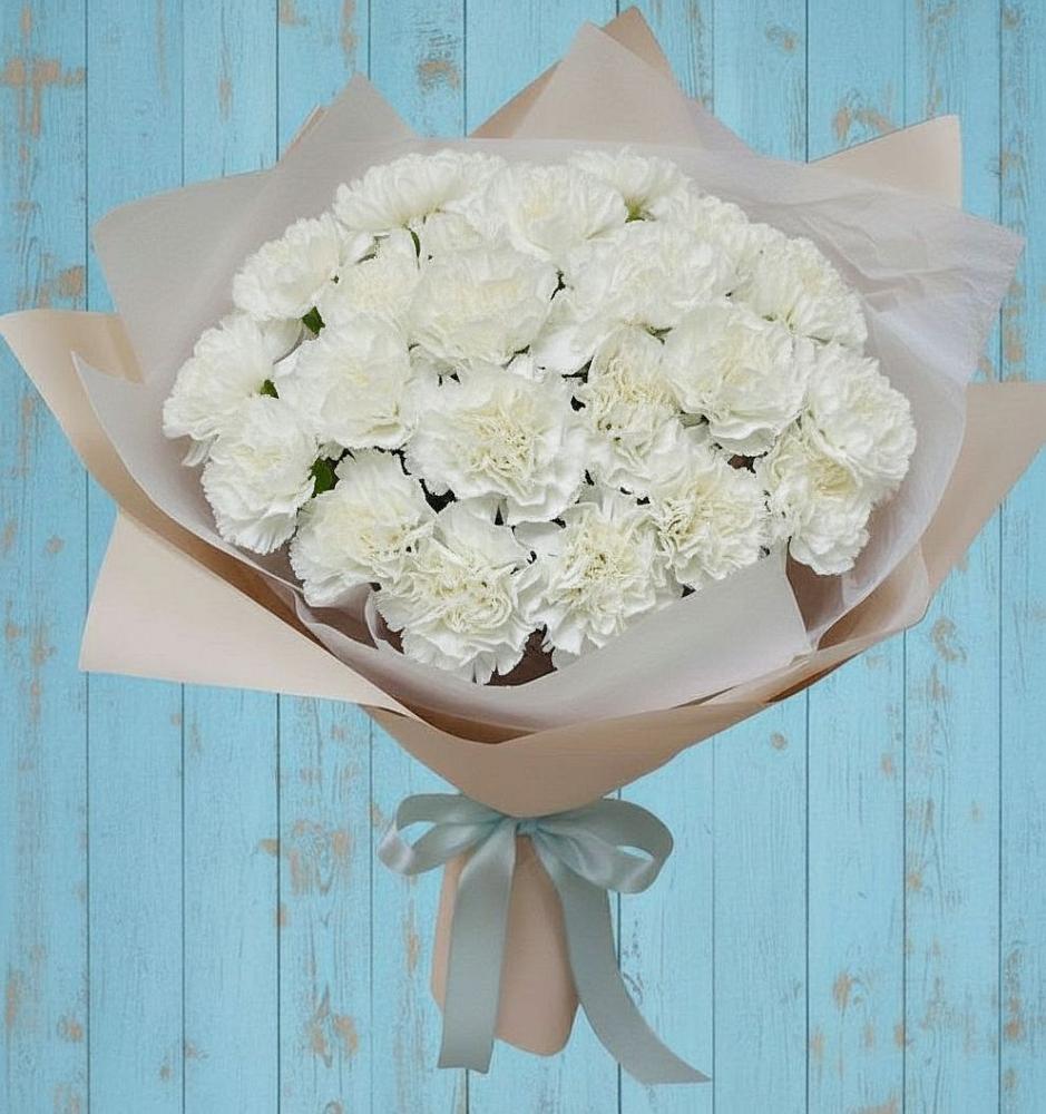 Букет цветов из: Гвоздики в Батуринской