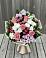 Букет цветов из: Альстромерии, Гвоздики, Розы и Хризантемы в Батуринской