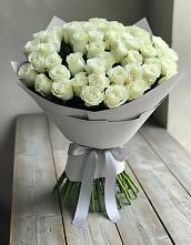 Букет 35 Белых роз в Батуринской