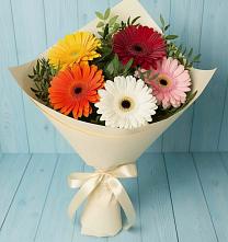 Букет цветов из:  Герберы в Батуринской