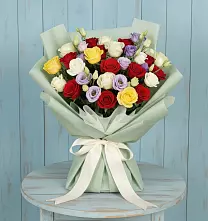 Букет цветов из:  Розы в Батуринской