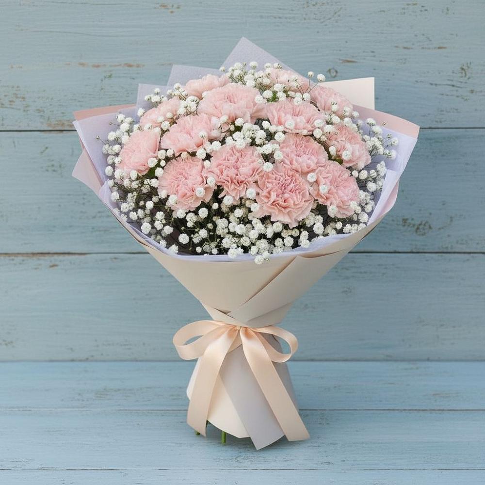 Букет цветов из: Гвоздики в Батуринской