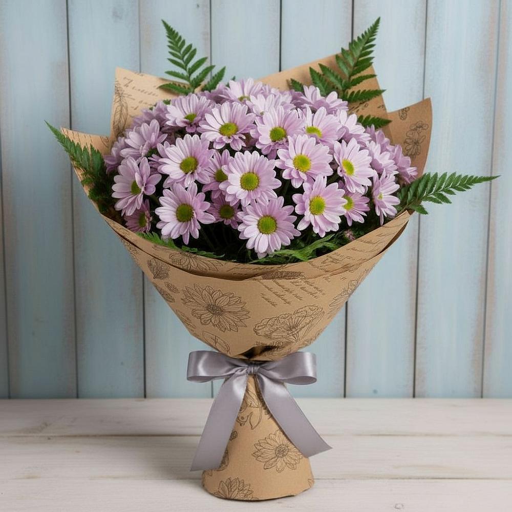 Букет цветов из: Хризантемы в Батуринской