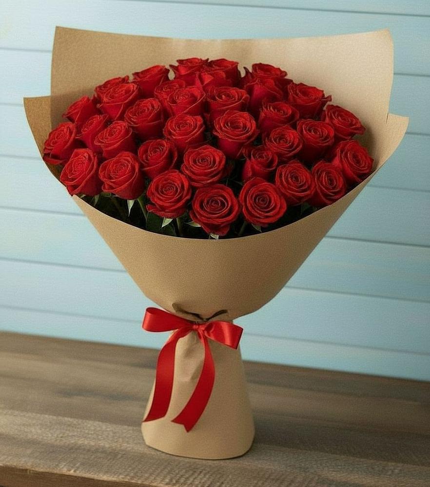 Букет Красные розы Милано в Батуринской