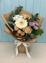 Букет цветов из:  Герберы и Хризантемы #REPLACE_PRED# Батуринской
