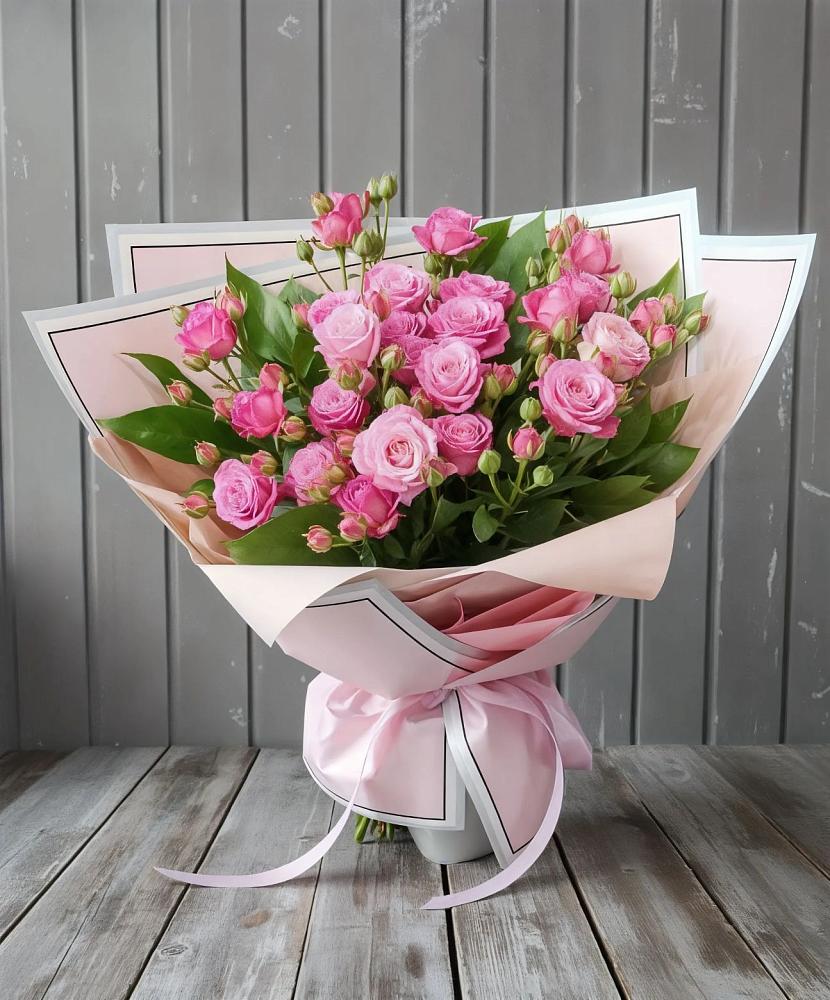 Букет Розовый кустик в Батуринской