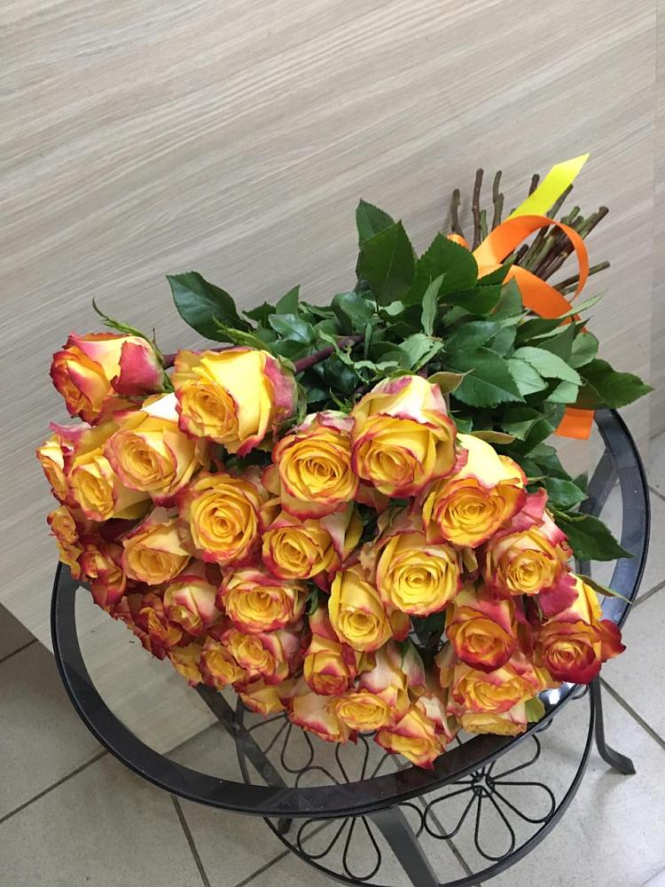 Букет Желтые розы в Батуринской