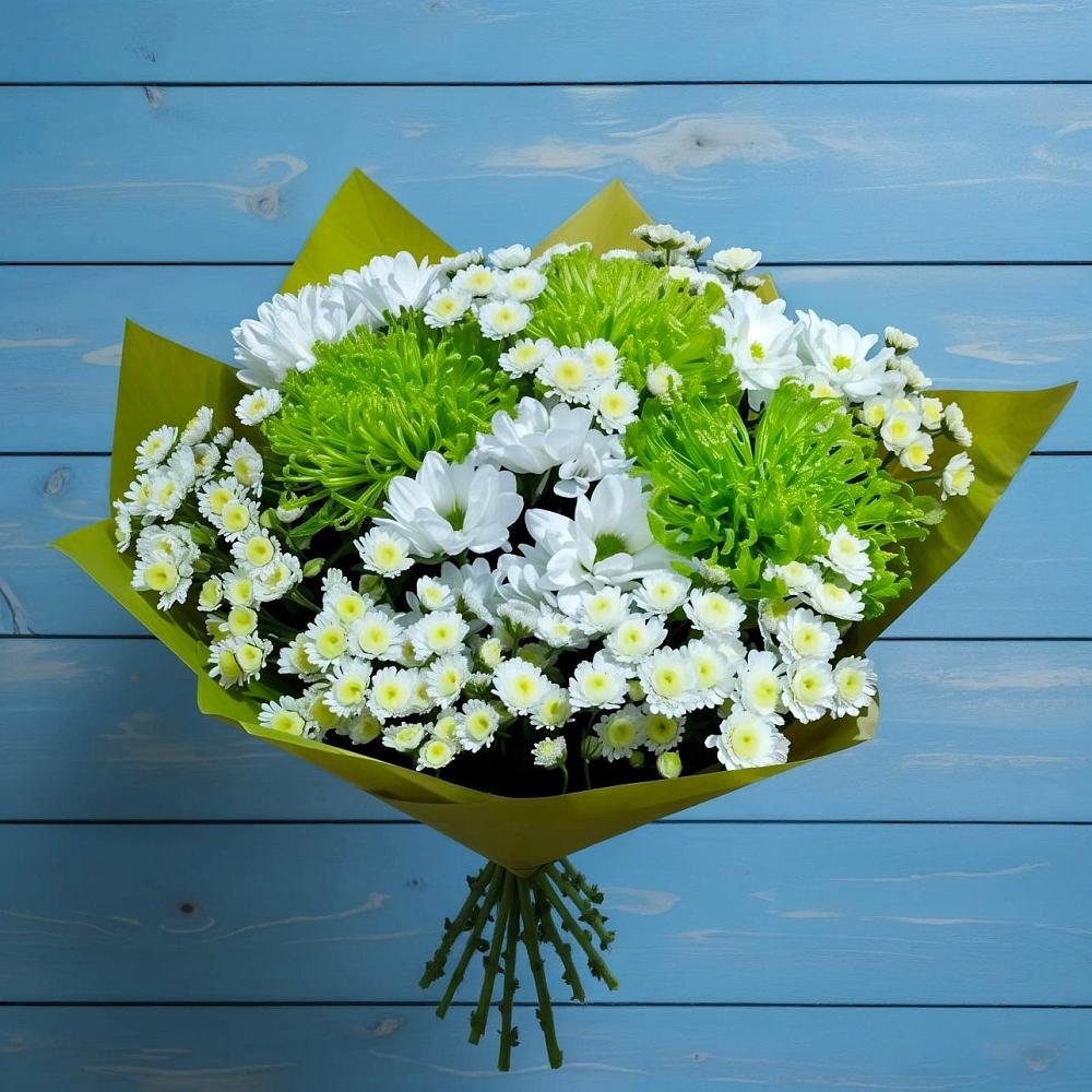 Букет цветов из: Хризантемы в Батуринской