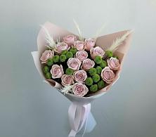 Букет цветов из:  Розы и Хризантемы в Батуринской
