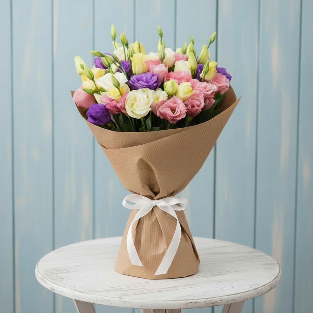 Букет цветов из: Лизиантусы в Батуринской