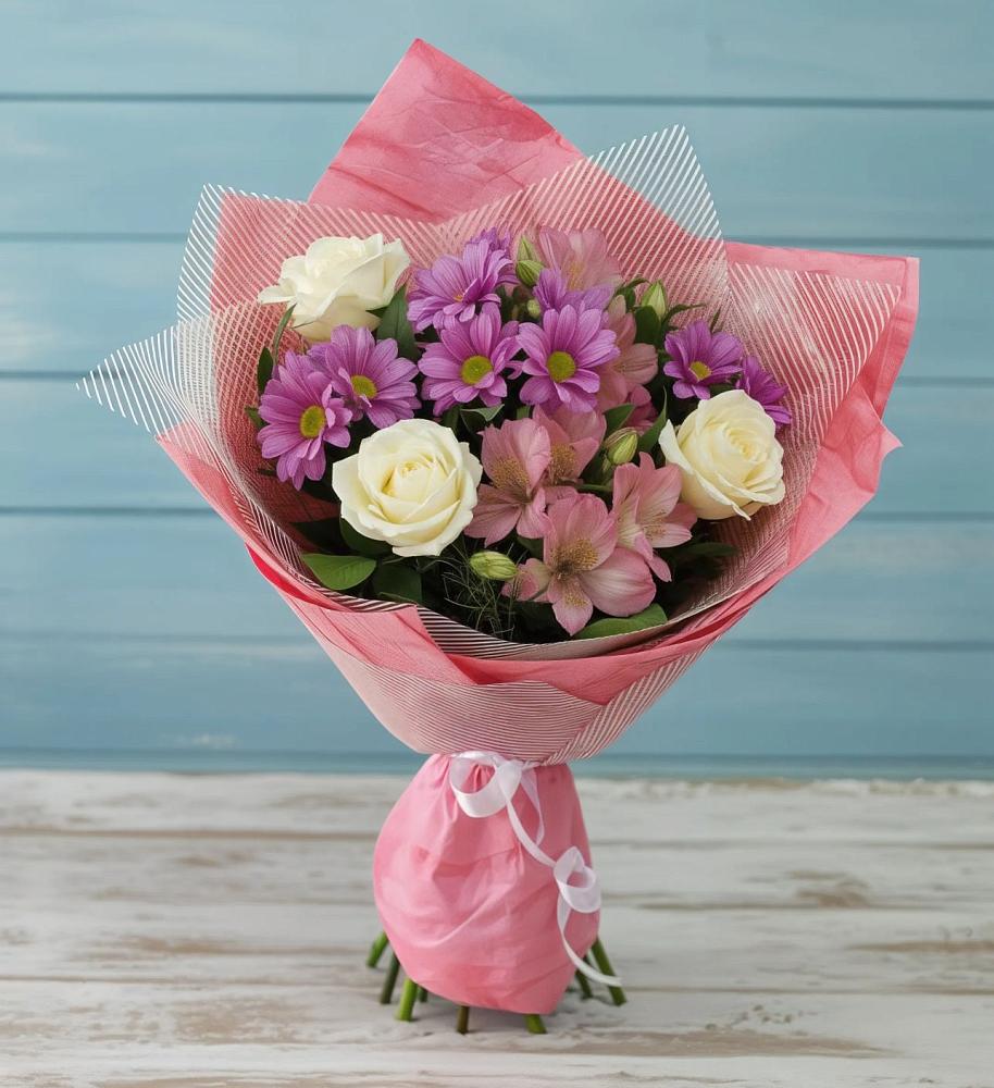 Букет цветов из: Герберы в Батуринской