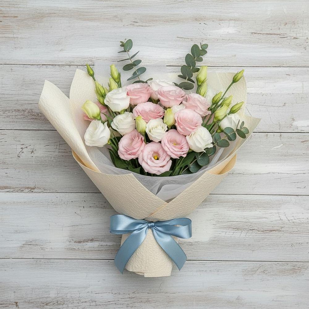 Букет цветов из: Лизиантусы в Батуринской